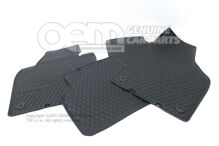 1 sada rohoží na nohy do každého počasia 1 sada rohoží na nohy (gumová) titánová čierna