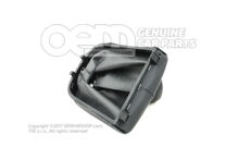 Hlavica radiacej páky s kufrom pre radiacu páku (koženku) čierna / lesklý chróm Škoda Citigo 1S (1)