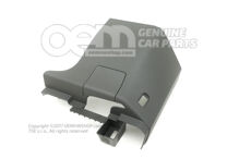 Ozdoba stĺpika B paládium sivá