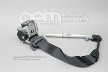 Trojbodový bezpečnostný pás čierny 6F0857705M RAA