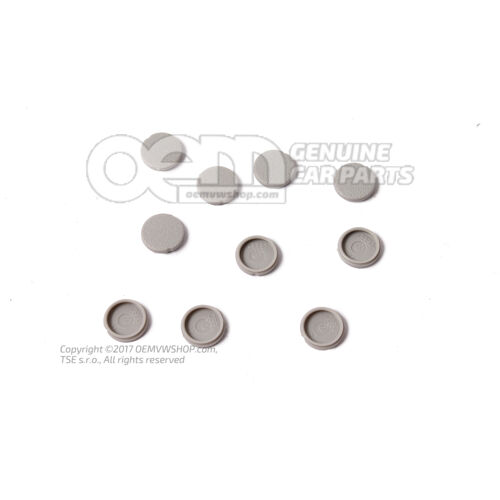 Krytka perleťovo šedá