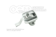 Držiak slnečnej clony perleťovo šedý (3)