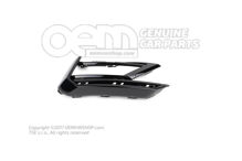 Mriežka odvetrávania čierna