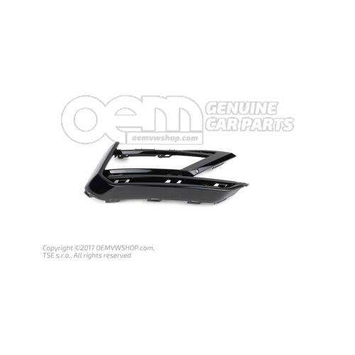 Mriežka odvetrávania čierna