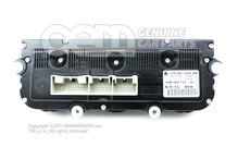 Zobrazov. a ovládacia jedn. s riad. jedn. pre elektronicky regulovanú klimatizáciu čierna (1)