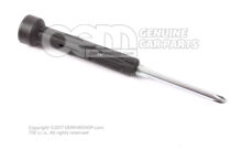 Výmenný skrutkovač pre skrutky s drážkou a krížovou drážkou