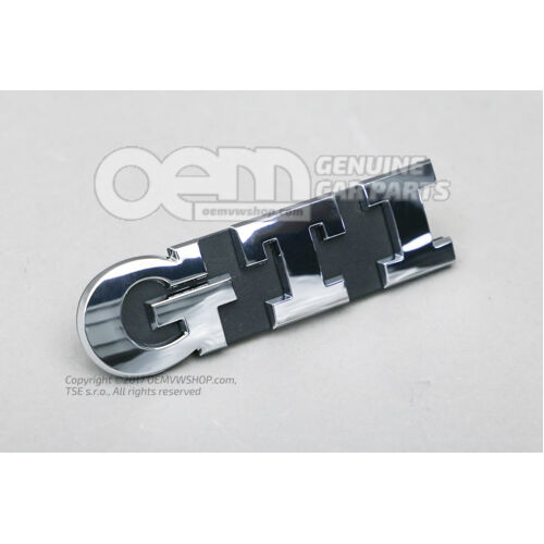 Nápis saténová čierna / vysoký chróm