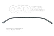 Ozdobná lišta nárazníka saténová čierna (1)