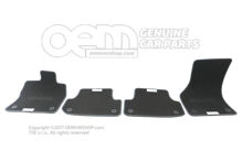 1 sada podložiek pre nohy soul (čierna) / červená crescendo Audi RS3 Sportback 8V (2)