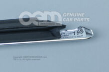 Chrómované tesnenie clony okna (2)