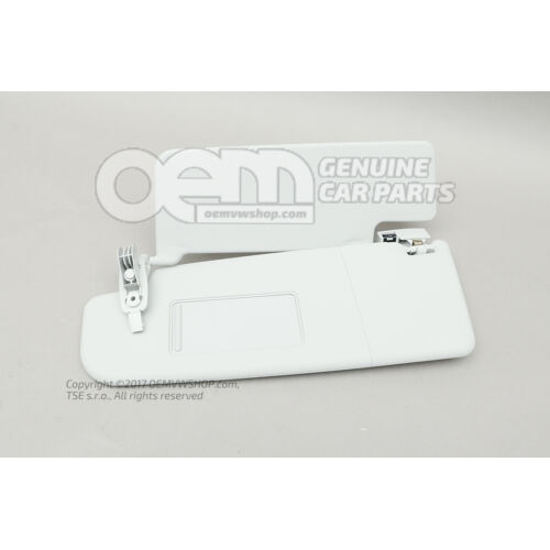 Dvojitá slnečná clona perleťovo šedá