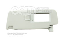 Slnečná clona so zrkadlom a krytom perlovo sivá 5G0857551AG2F4 (2)