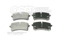 1 sada brzdových doštičiek pre kotúčovú brzdu 4H0698451AB 1 sada brzdových doštičiek pre kotúčovú brzdu 4H0698451AB