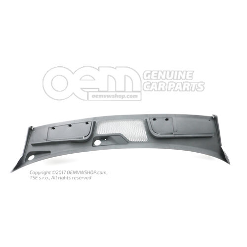 Kryt pre komoru pretlaku saténový čierny