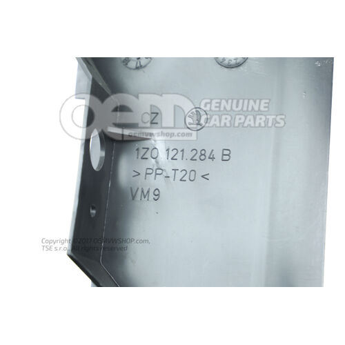 Obloženie stĺpika C saténové čierne