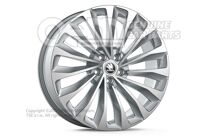 Hliníkový ráfik Diamond silver 5LG071490B 8Z8