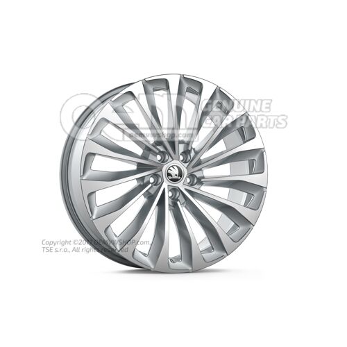 Hliníkový ráfik Diamond silver 5LG071490B 8Z8