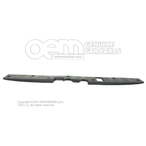 Kryt na nosič zámku saténový čierny