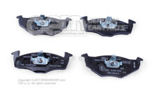 1 súprava brzd. obložení pre kotúčovú brzdu           'ECO' (1)