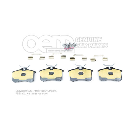 1 súprava brzd. obložení pre kotúčovú brzdu           'ECO'