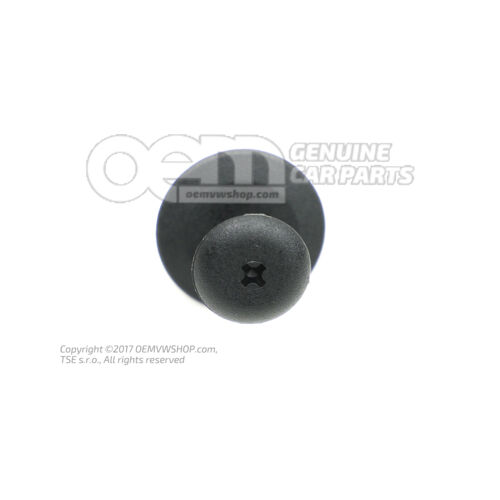 Clip bungs saten black