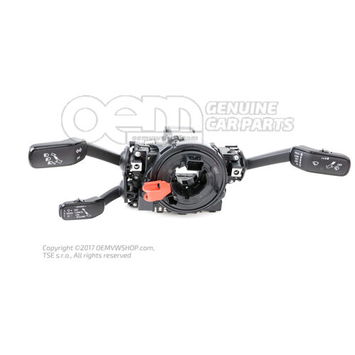 Komb. spínač stĺpika riadenia čierna/biela 5Q1953521JGIGI