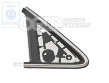 Ozdobná lišta rohového dielu pre sklo dverí