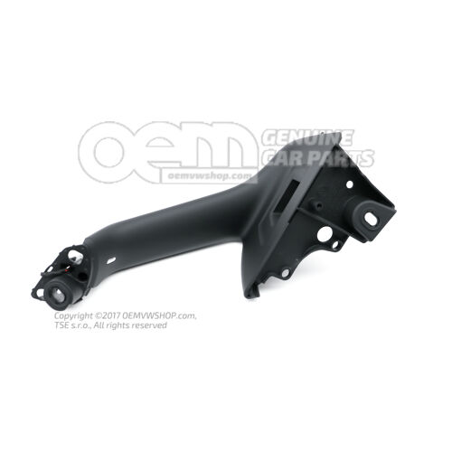 Ťahová rukoväť titánová čierna