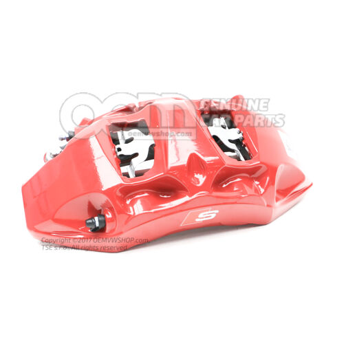 8W0615107AK Audi A4/Avant/S4/Avant/quattro/A5/S5 Coupe/Sportback čierny Brzdový strmeň bez brzdových doštičiek veľkosť 375x36mm predný ľavý