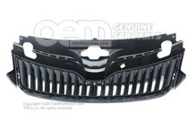 Mriežka saténová čierna Škoda Rapid 5J (1)