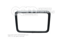 Rádiový lem saténový čierny