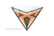 Emblém &#39;CUPRA&#39; medená 5FF853679RZH