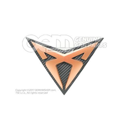 Emblém 'CUPRA' medená 5FF853679RZH