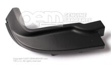 Ozdobná lišta nárazníka saténová čierna