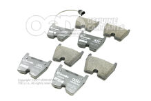 1 súpr. brzd. obložení pre kotúčovú brzdu