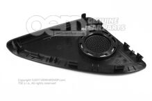 Ozdoba reproduktora soul (čierna) (1)