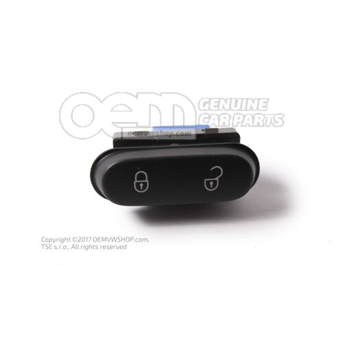 Bezpečnostný spínač pre centrálne zamykanie čierny