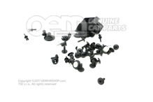 1 súprava upevňovacích dielov pre kryt podbehu kolesa (1)