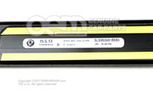 Lišta pre bočný člen saténová čierna (2)