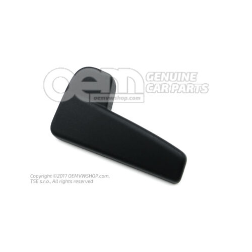 Úchytka pre kábel zámku veka saténová čierna