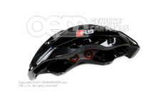 Audi RSQ8 čierny strmeň bez brzdových doštičiek rozmer 420x40mm ľavý (1)