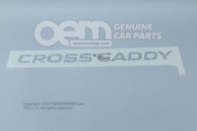 Filmový nápis diamant strieborná (tmavá) Volkswagen Caddy 2K