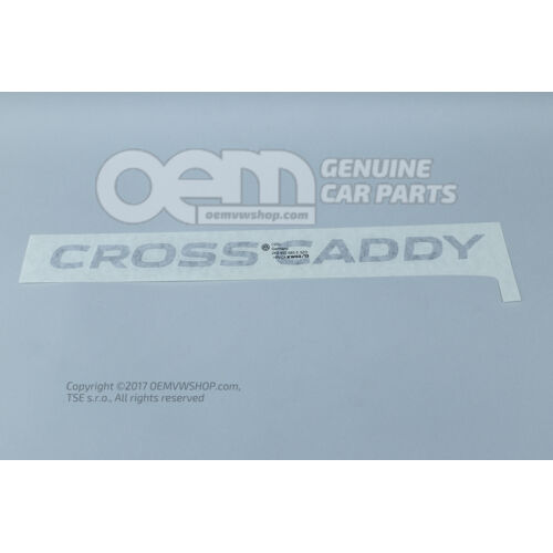 Filmový nápis diamant strieborná (tmavá) Volkswagen Caddy 2K
