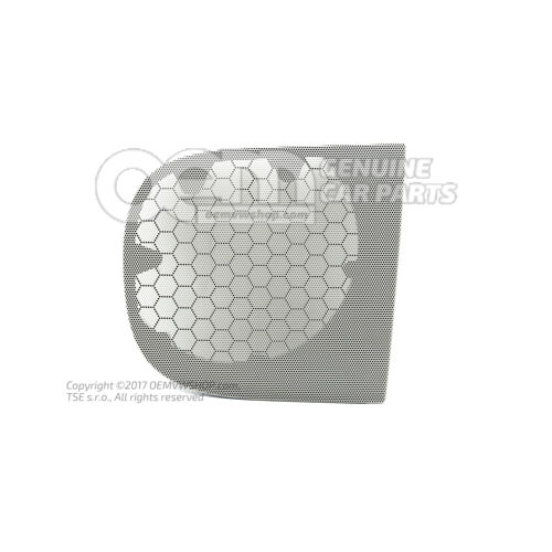 Ozdoba reproduktora platinová