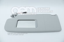 Slnečná clona so zrkadlom a krytom perleťovo šedá (1)