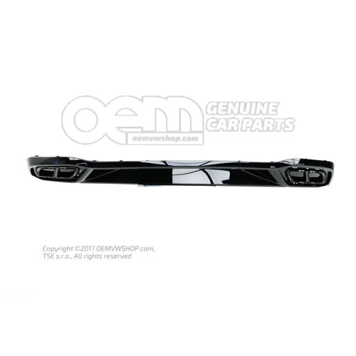 Zadný difúzor čierna 5H6807568J041