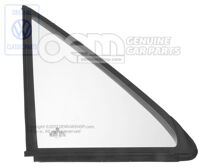 Sklo dverí pevné s tesnením