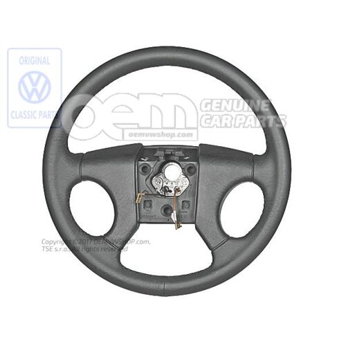 Športový volant (koža) volant čierna