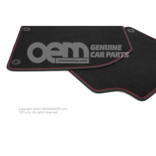 1 súprava rohoží (textil)