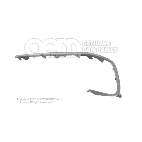 Chladič rámu sivý Audi Q7 4M